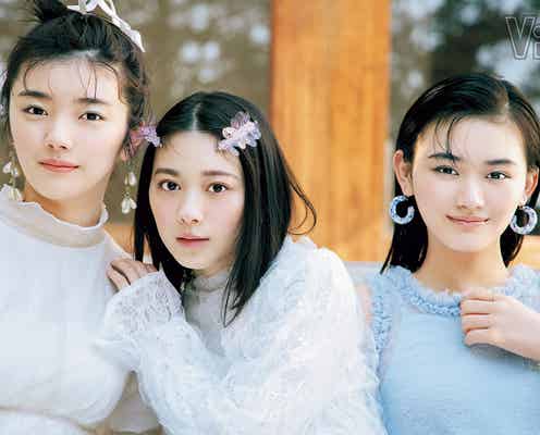 櫻坂46森田ひかる・藤吉夏鈴・山崎天、春メイクで“天使すぎる”可愛さ