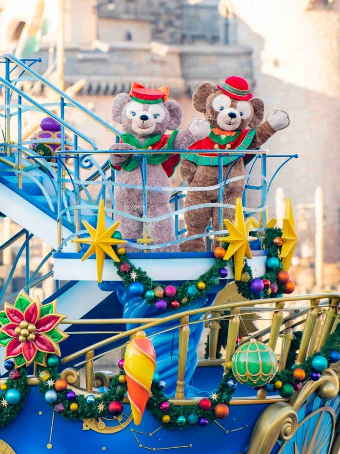 ダッフィーとシェリーメイに会えるのは東京ディズニーシーならでは