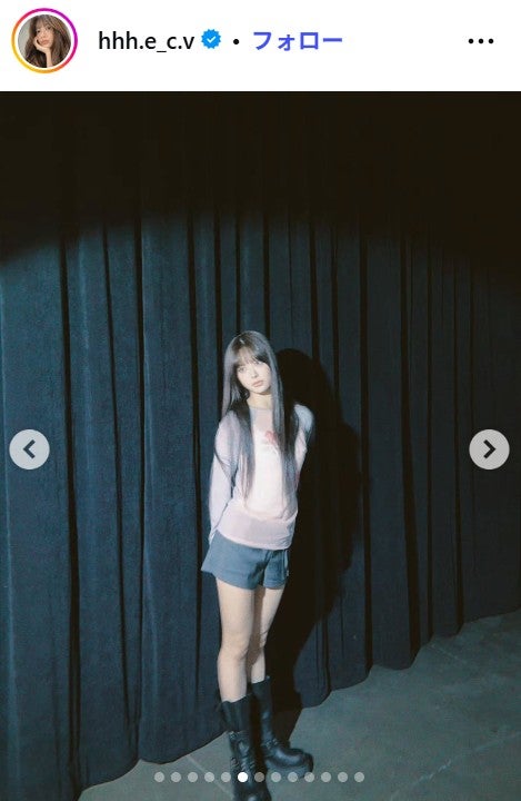 HONG EUNCHAE Instagramより