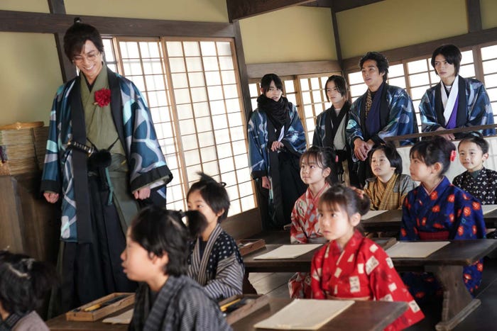 (左から)永田崇人、前田拳太郎、奥智哉、羽谷翔太、杢代和人「君とゆきて咲く~新選組青春録~」第10話より(C)テレビ朝日