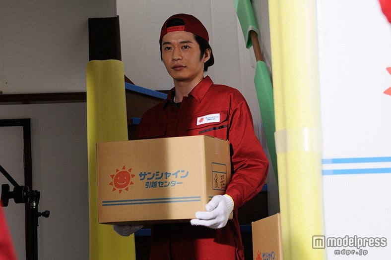 田中圭／「引っ越し」篇その2メイキング