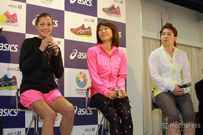 （左から）土屋アンナ、高橋尚子、吉田沙保里