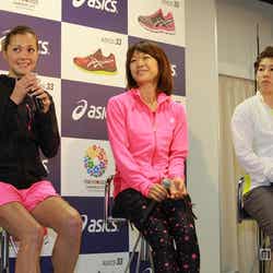 (左から)土屋アンナ、高橋尚子、吉田沙保里