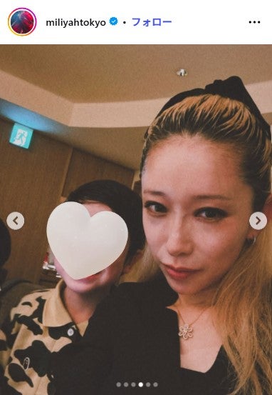 加藤ミリヤInstagramより