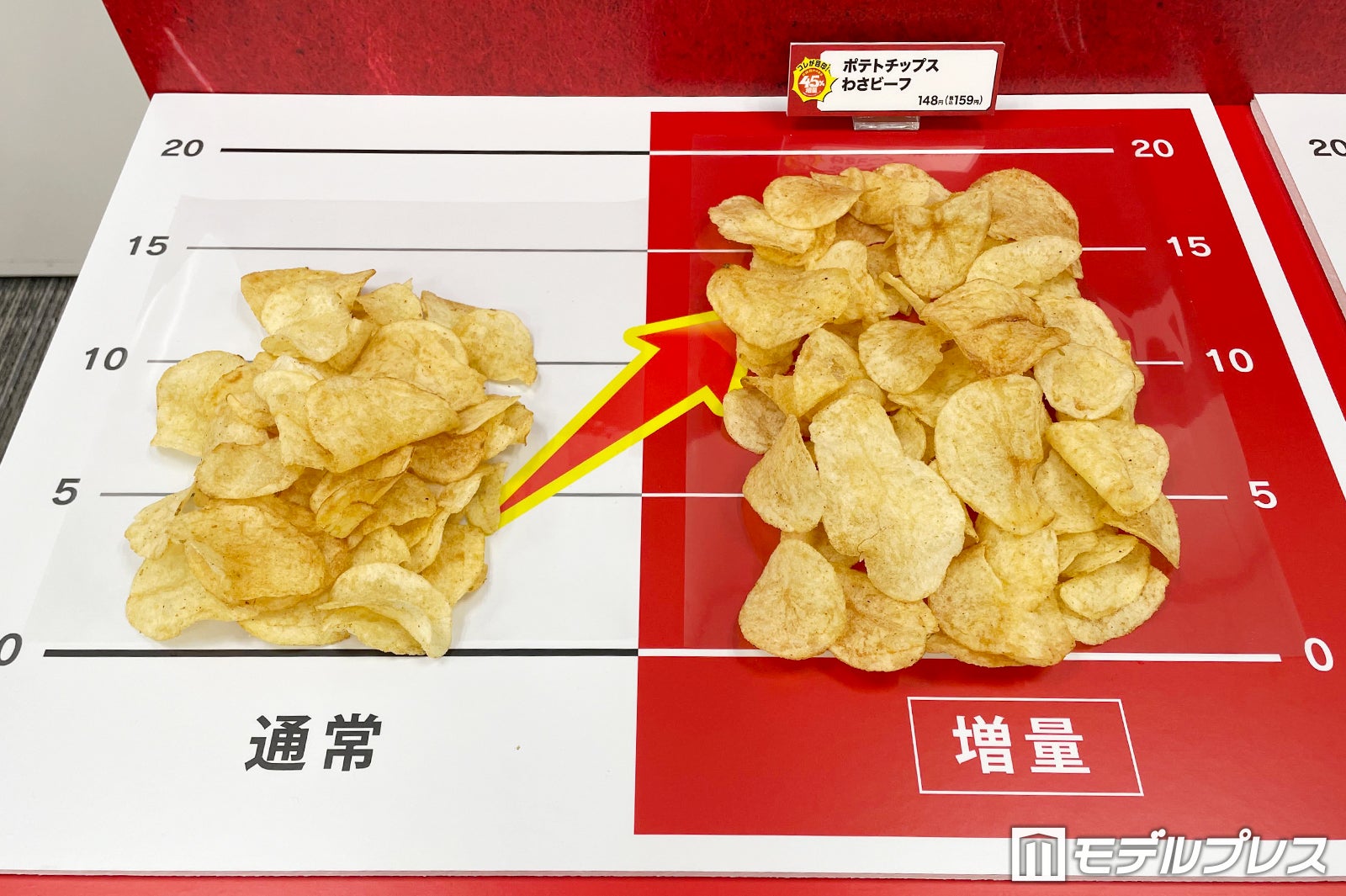 「ポテトチップス わさビーフ」税込159円（C）モデルプレス