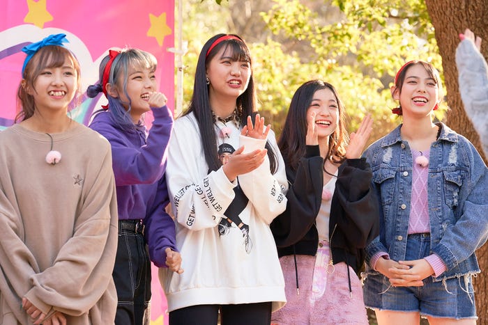 れいたぴ、きょうきょう、ゆあてぃー、ひまりん、あいみん/「Popteenカバーガール戦争」(C)AbemaTV