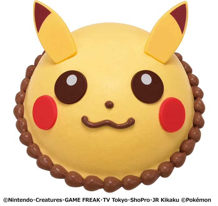 通年販売中のポケモン アイスクリームケーキ ピカチュウ(C)Nintendo・Creatures・GAME FREAK・TV Tokyo・ShoPro・JR Kikaku (C)Pokemon