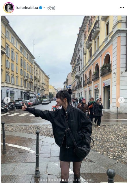 カリナInstagramより