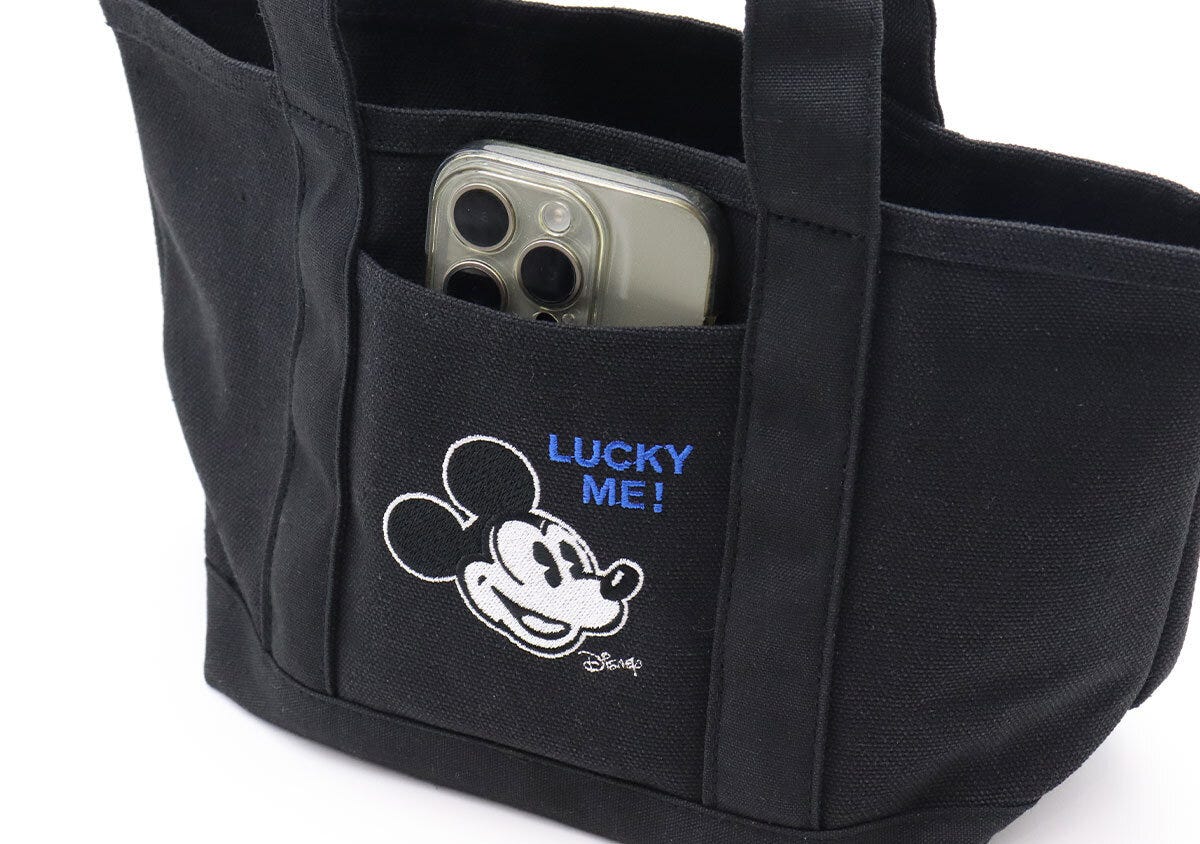 シンゾーンミッキーマウス両A面トートバッグフロントポケット