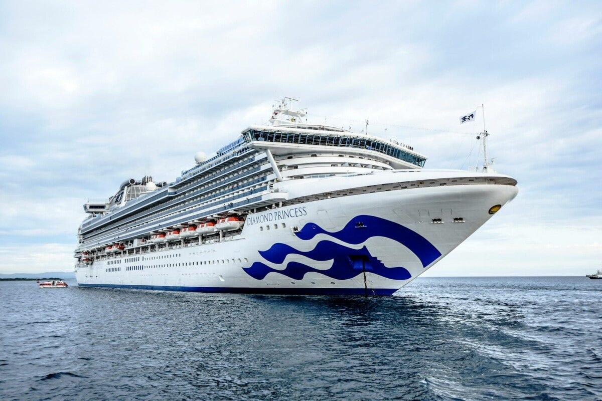 2023年3月、ダイヤモンド・プリンセスが横浜港から日本発着クルーズを再開 提供:プリンセス・クルーズ