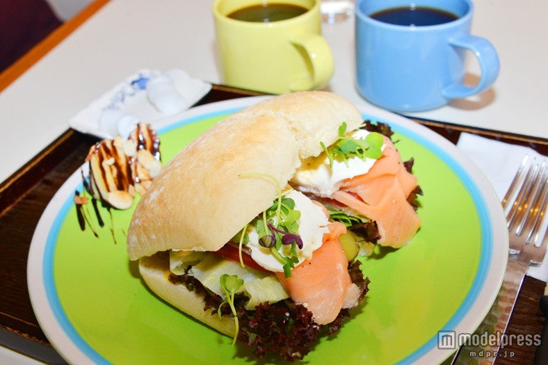 具沢山のサンドイッチ12，800ウォン（約1，20０円）