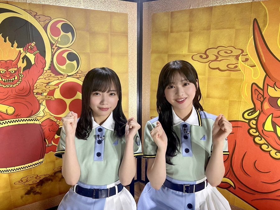 富田鈴花、齊藤京子／富田鈴花オフィシャルブログより