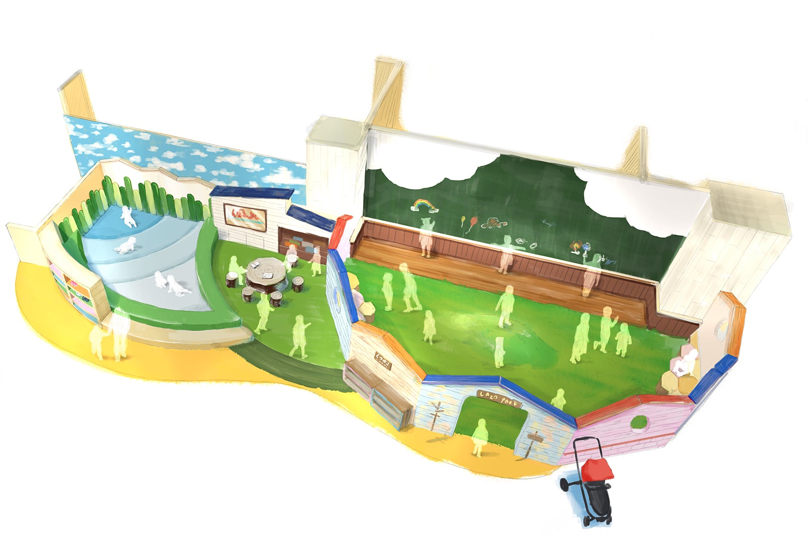 LAZOON PARKパース／画像提供：三井不動産