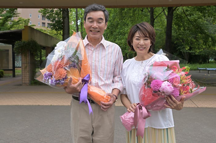 肥後克広、片平なぎさ(C)TBS