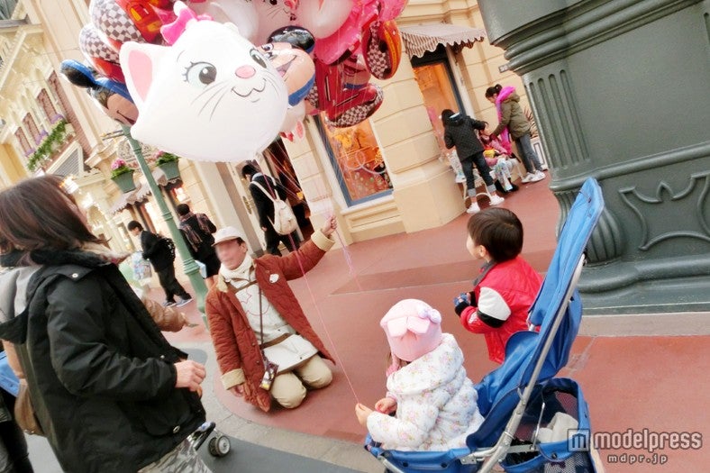 バルーンのある景色／ディズニーランド