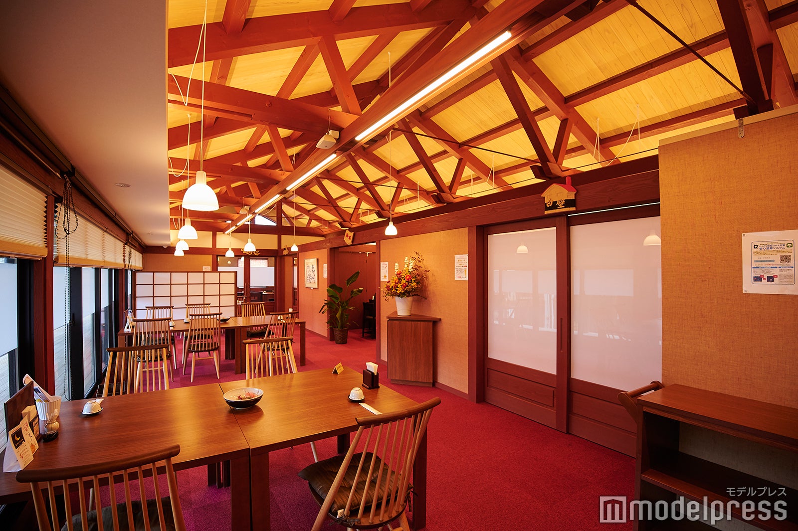 「和食 打吹天女」でランチ。見た目も華やかなランチが嬉しい（C）モデルプレス