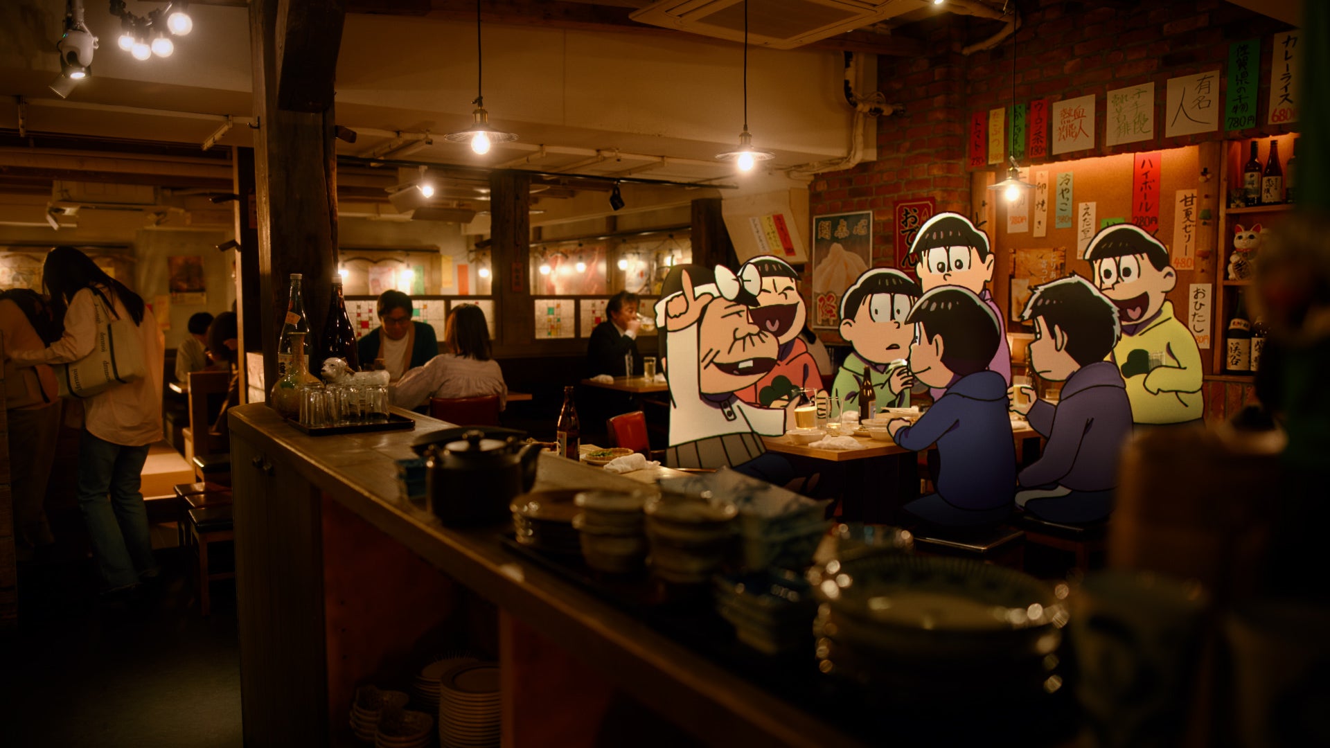 「6つ子とバカボンのパパ」篇（C）赤塚不二夫／おそ松さん製作委員会（C）赤塚不二夫／ぴえろ