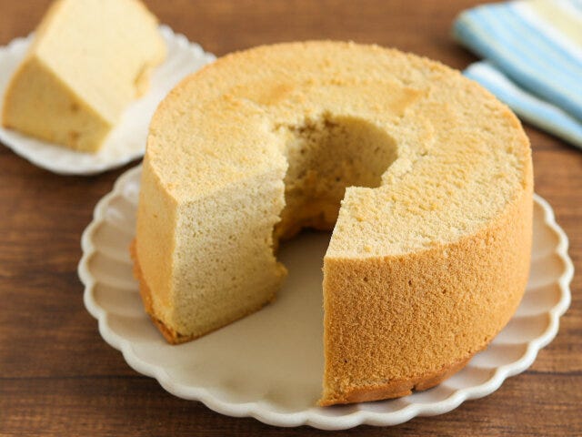 米粉のシフォンケーキ　完成