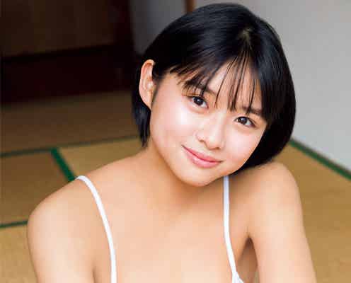 桑島海空、美バスト弾けるビキニ姿 現役女子高生としてラストグラビア