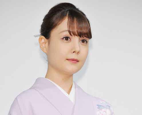 トリンドル玲奈、しっとり着物姿で登場 突然の役柄変更に困惑