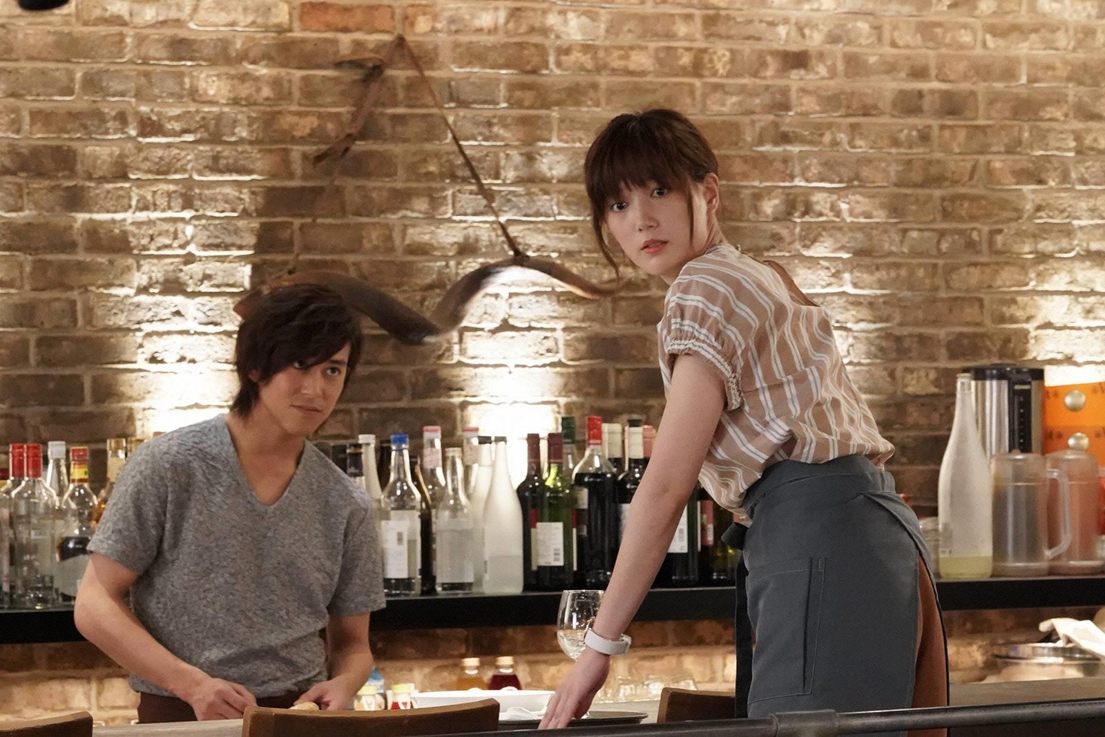 佐野岳、本田翼（C）フジテレビ