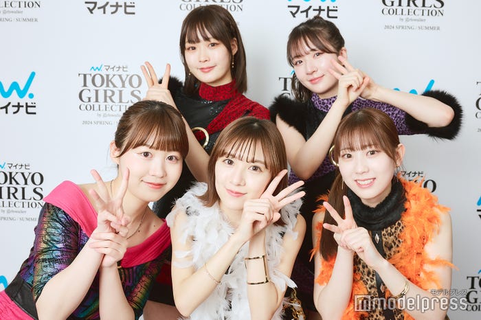 上杉真央、今井陽菜、友恵温香、久木田帆乃夏、雨宮凜々子(C)モデルプレス