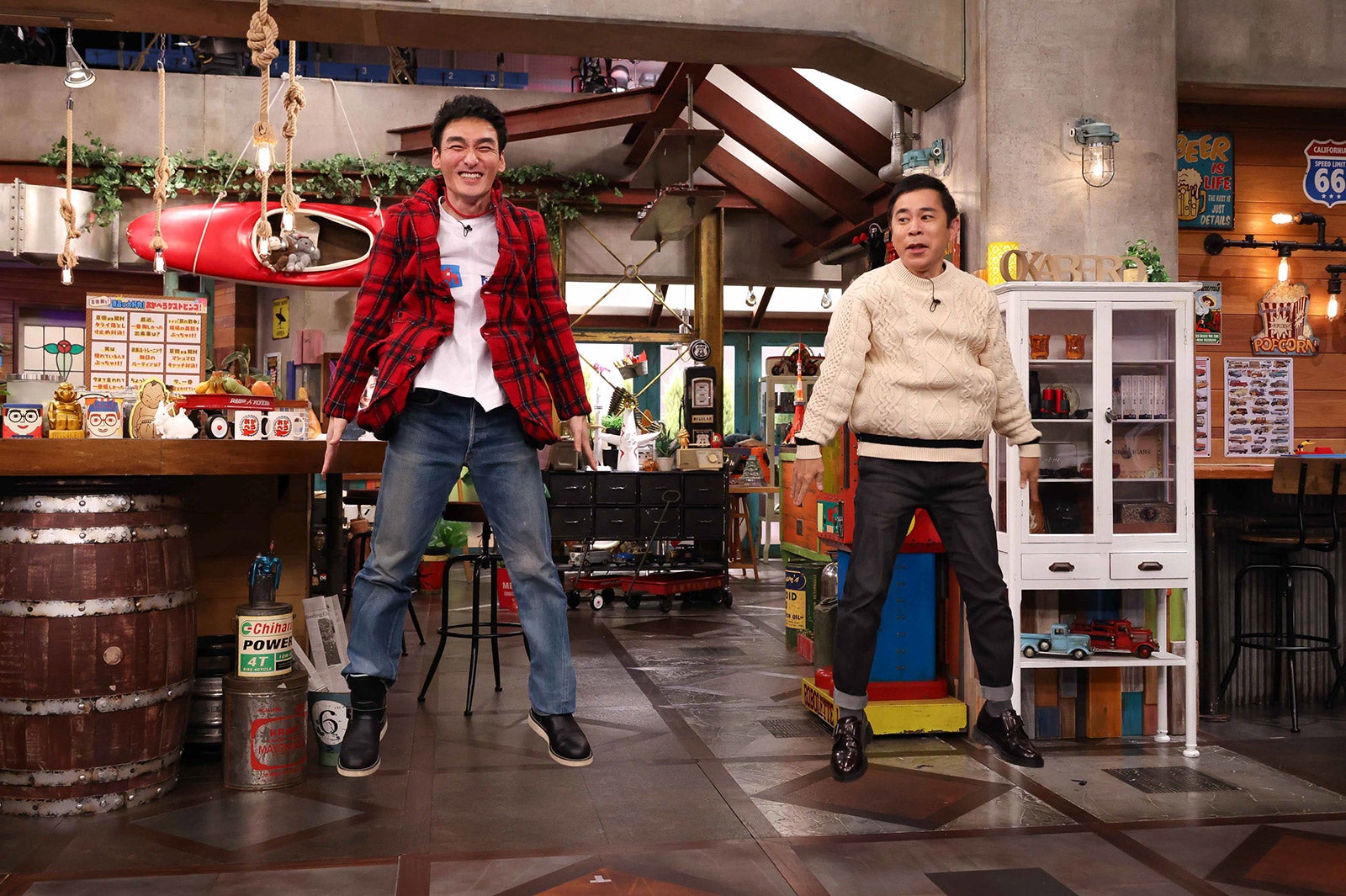 草なぎ剛、岡村隆史（C）カンテレ