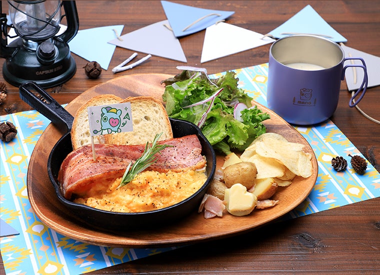 スモークベーコンとこだわりたまごのスクランブルエッグ税込1,870円（C）BT21