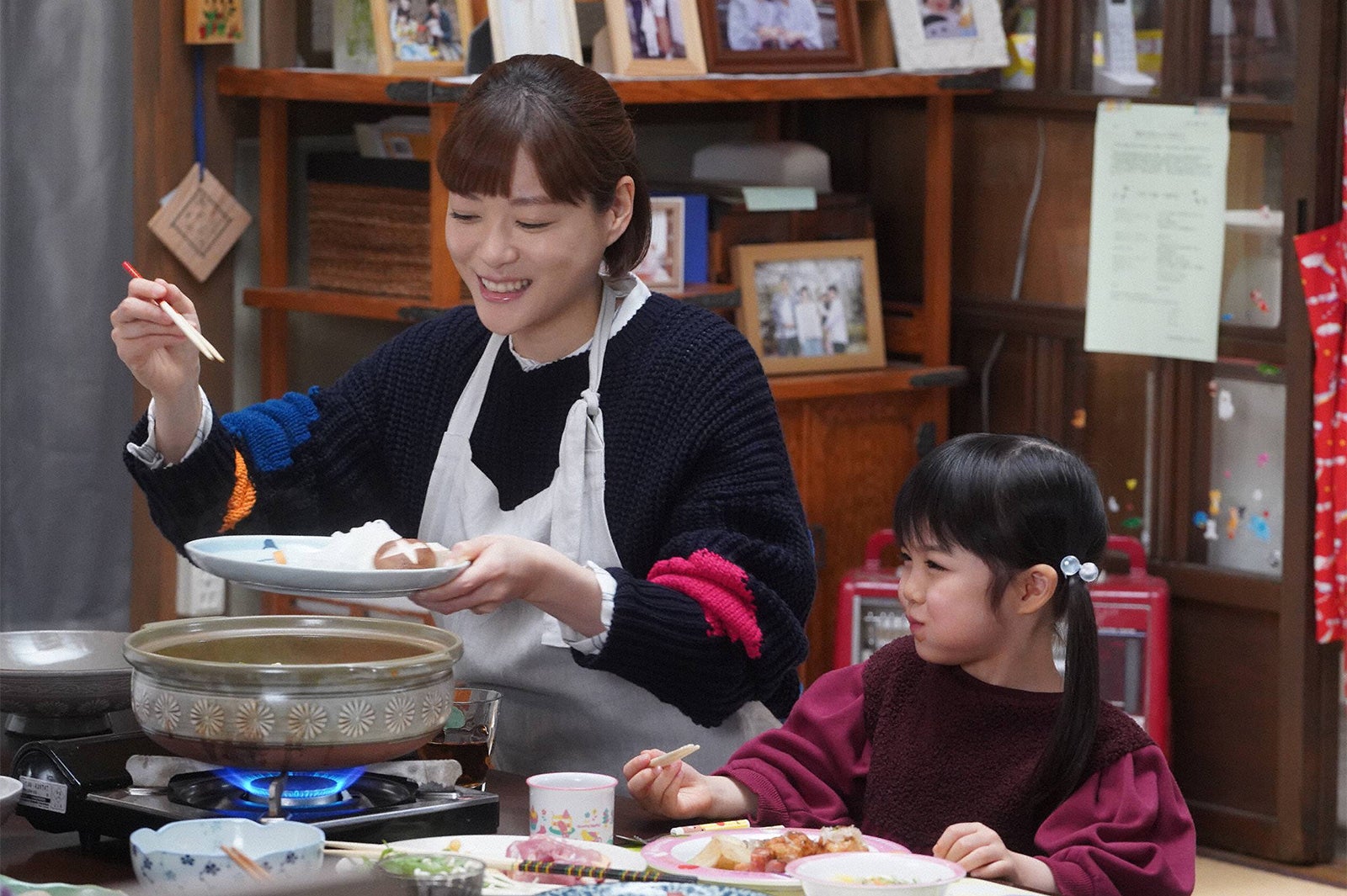 上野樹里、加藤柚凪「監察医 朝顔」第18話より（C）フジテレビ