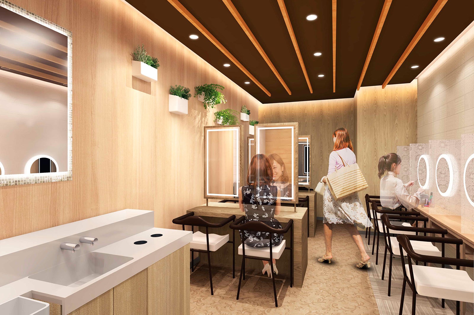 パウダールーム／画像提供：三井不動産