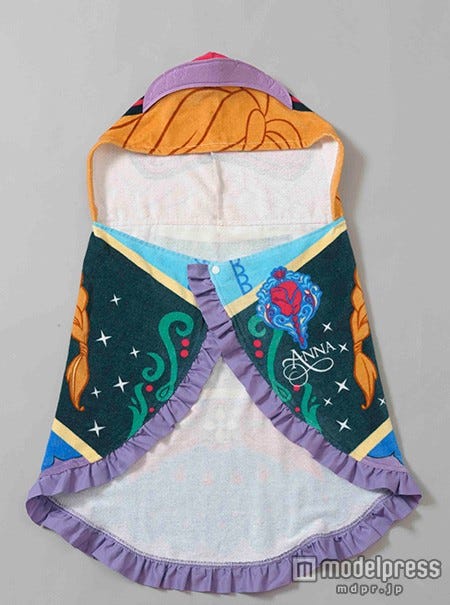 アナのフードタオル(C)Disney