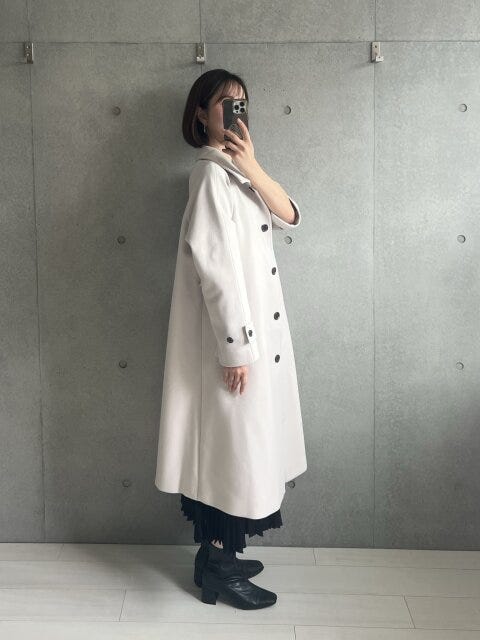 GUのコートのシルエット