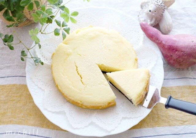 レシピ　サツマイモ　スイーツ　スイーツレシピ　鳴門金時チーズケーキ