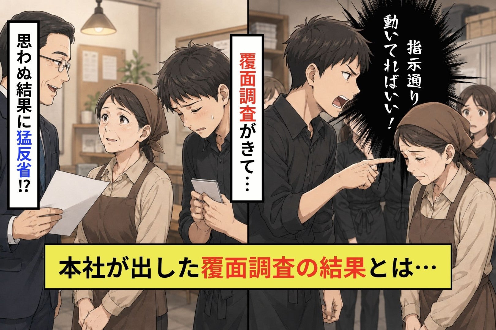『パートは指示通り動けばいい』が口癖だった俺→本社の評価表で呼ばれたのは別の名前
