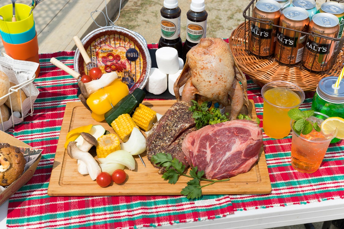 アメリカンスモークステーキ、シュラスコポークなどが味わえるBBQ／画像提供：PARLAY