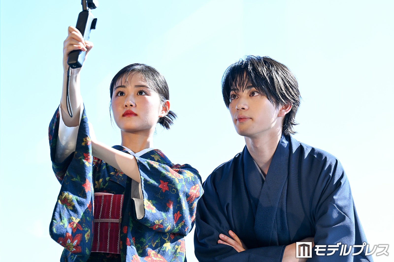 原菜乃華＆岩瀬洋志、渋谷降臨 着物姿褒め合う「眩しくて」「後光」