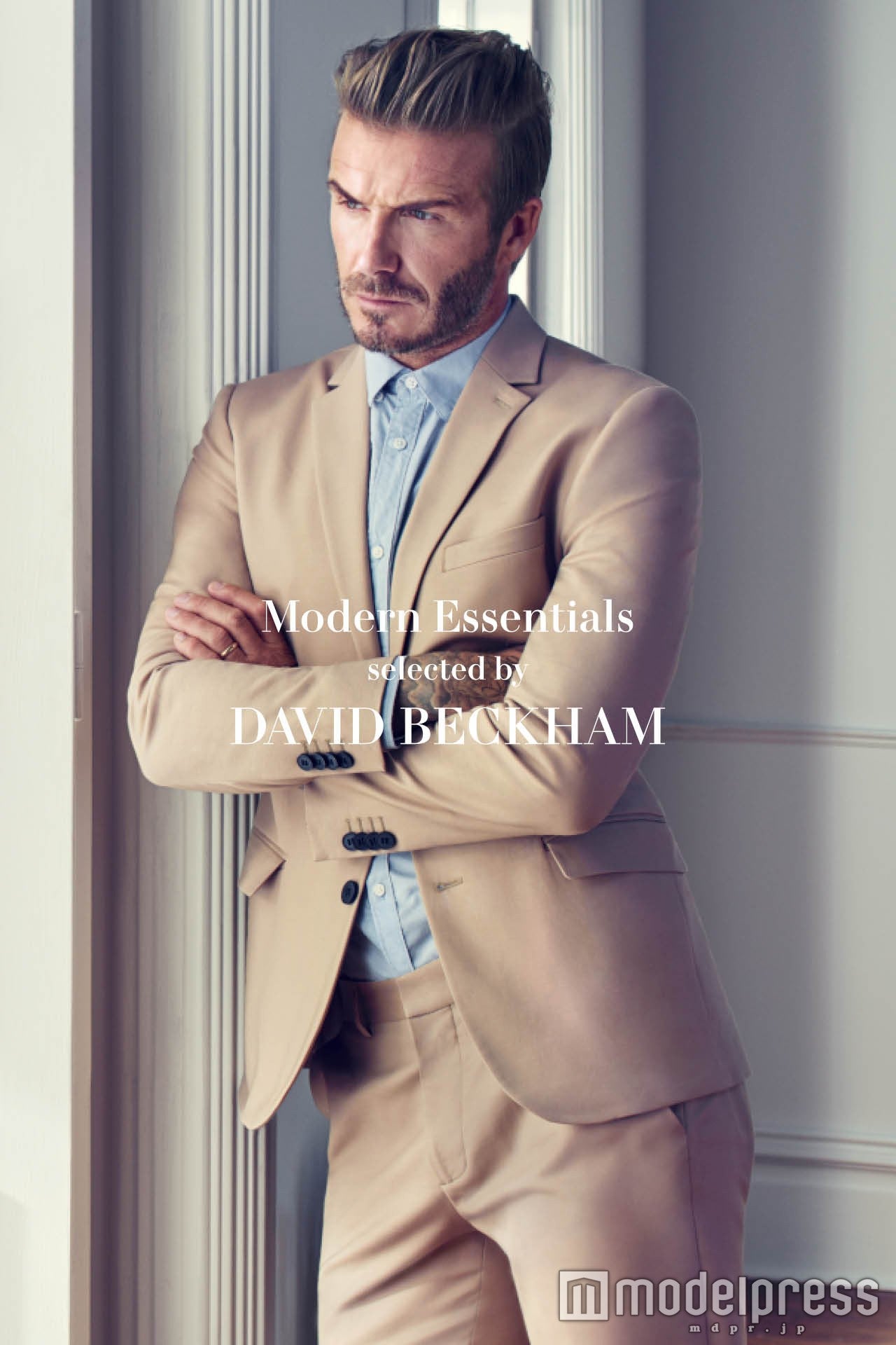 “Modern Essentials selected by David Beckham”キービジュアル／デヴィッド・ベッカム