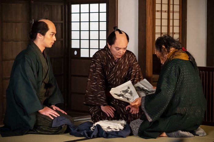 横浜流星、染谷将太「べらぼう~蔦重栄華乃夢噺~」第30話(C)NHK