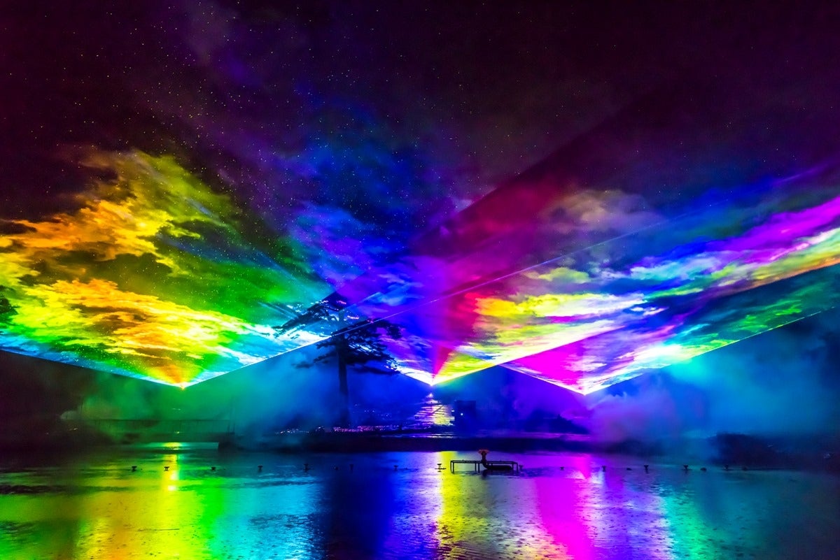 アパリゾート160万球の夏イルミ「世界最大の光の地上絵」／画像提供：アパホテルズ＆リゾーツ