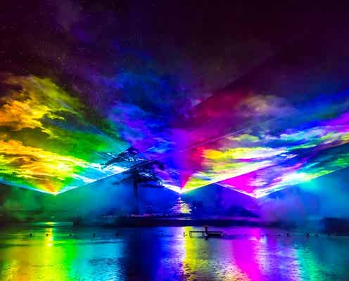 アパリゾート160万球の夏イルミ「世界最大の光の地上絵」 光×音のオーロラショーで幻想的な世界へ