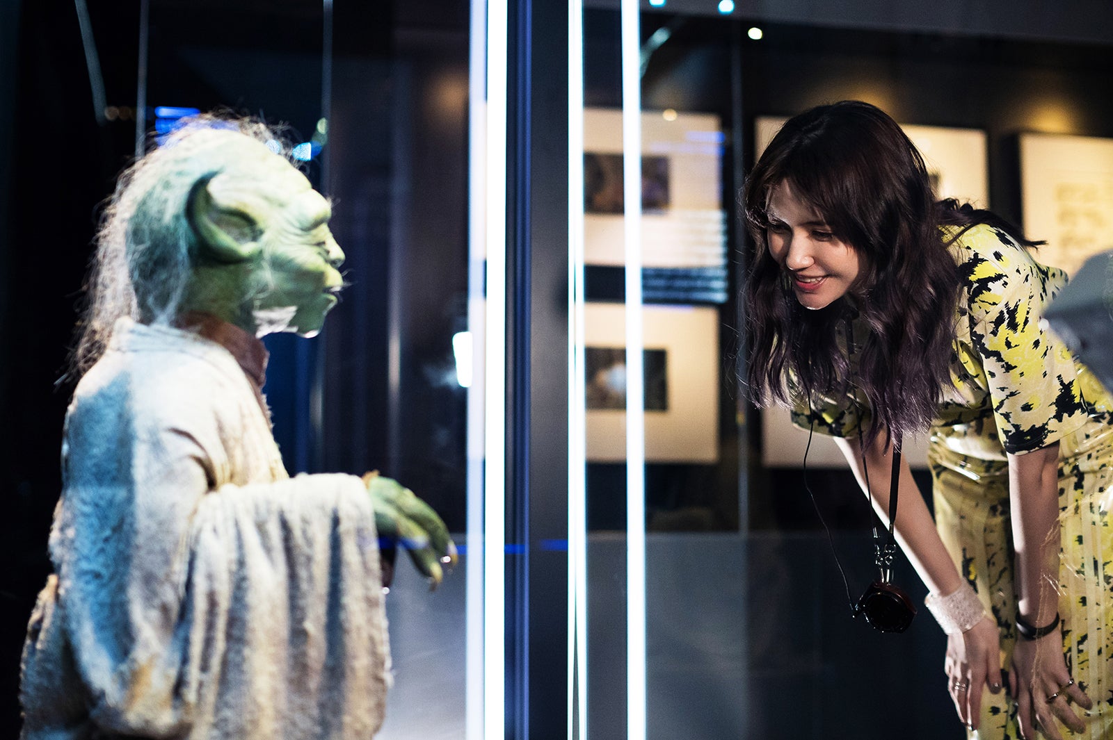 「STAR WARS Identities: The Exhibition」シドニー展を訪れた市川紗椰（提供写真）
