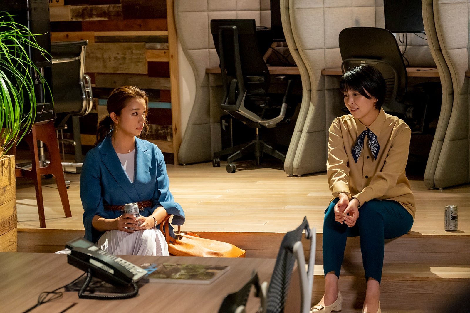 高橋メアリージュン、松たか子 「大豆田とわ子と三人の元夫」第7話より（C）カンテレ・フジテレビ