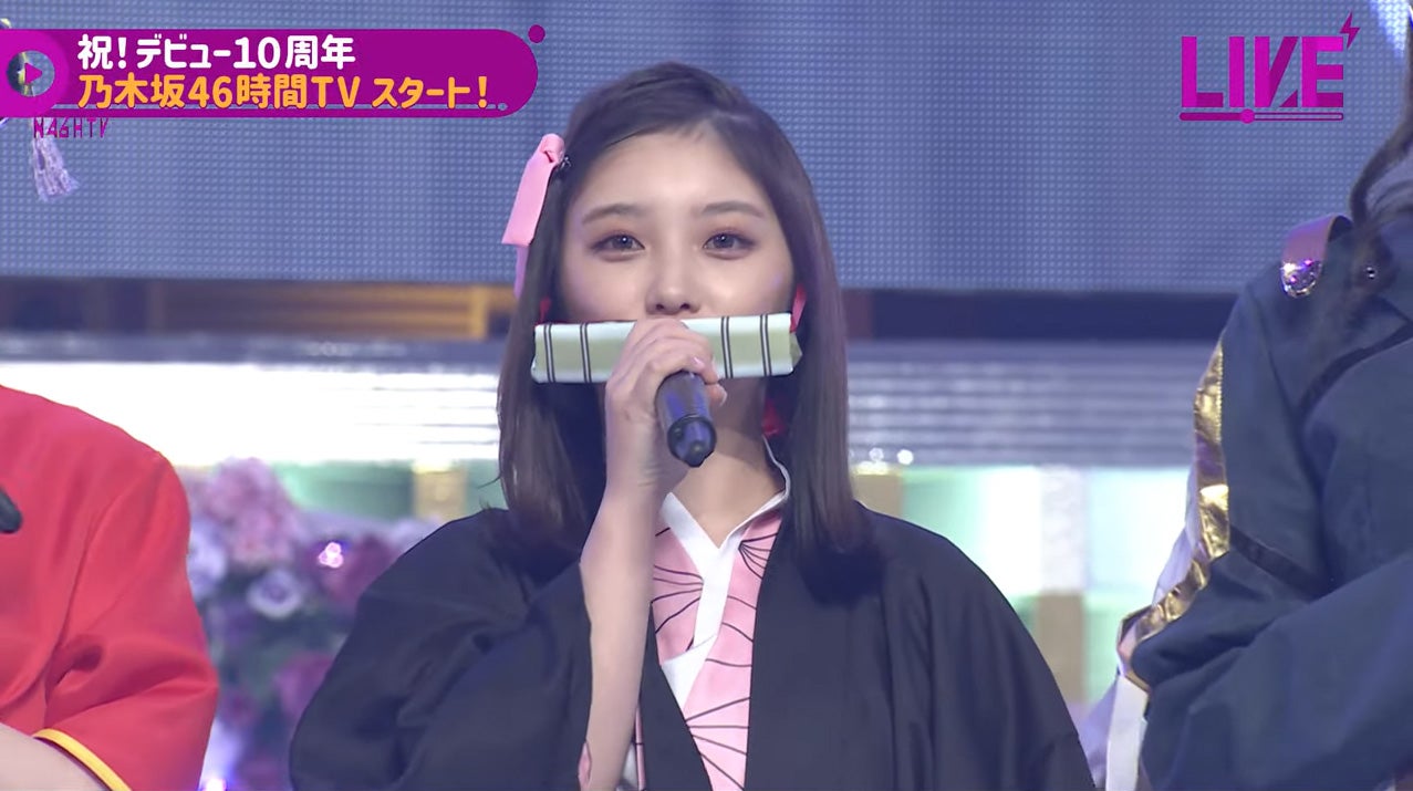 与田祐希／乃木坂46YouTubeチャンネル「乃木坂配信中」乃木坂46時間TVより