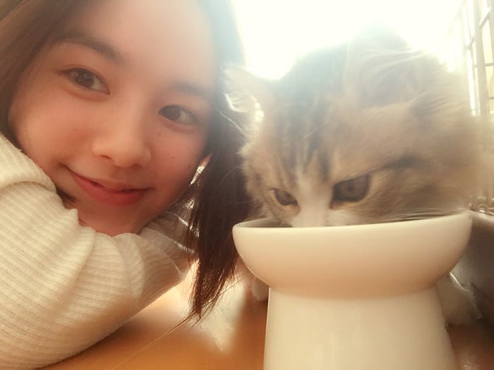 筧美和子とぽんず/画像提供:所属事務所