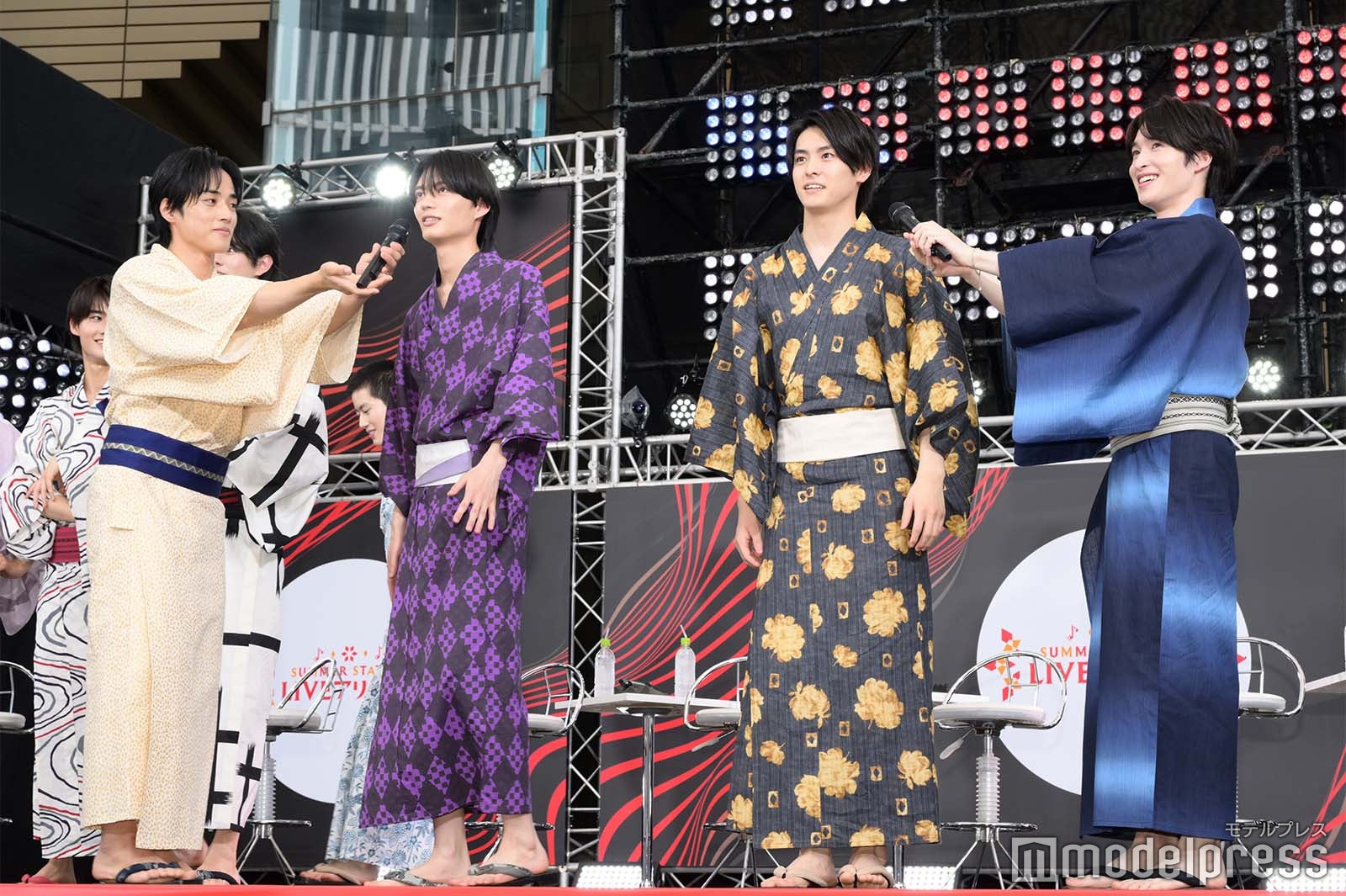 （左から）羽谷勝太、杢代和人、高野洸、阪本奨悟（C）モデルプレス