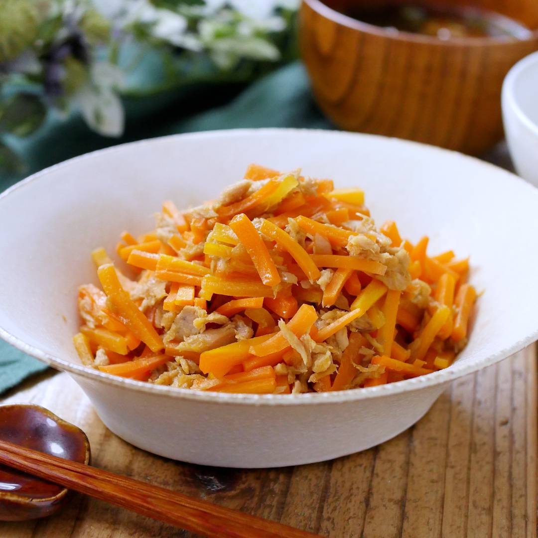 にんじんとツナのきんぴら