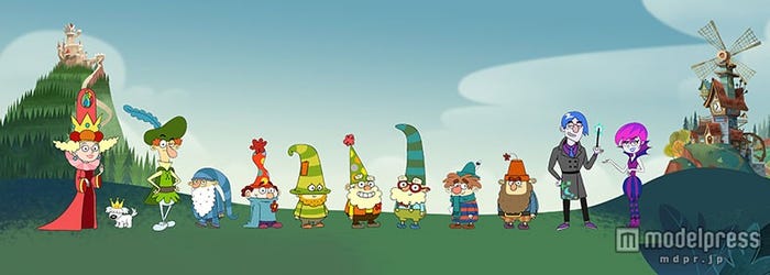 「ハイ・ホー7Dに登場する仲間たち(C)ディズニー