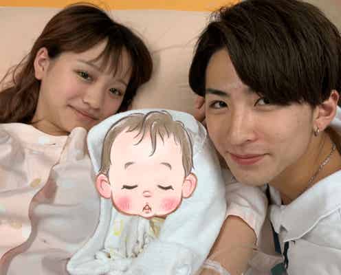 17歳現役JKママ・重川茉弥、出産直後の貴重な瞬間初公開 育児は「何十倍も楽しい」