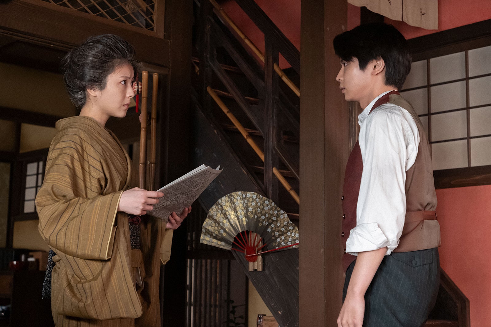 浜辺美波、木村風太「らんまん」第125話（C）NHK