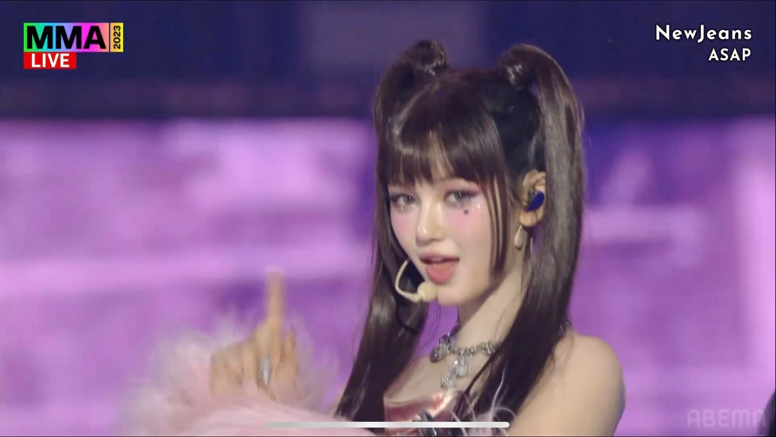 NewJeansダニエル（C）2023 Melon Music Awards （MMA2023）